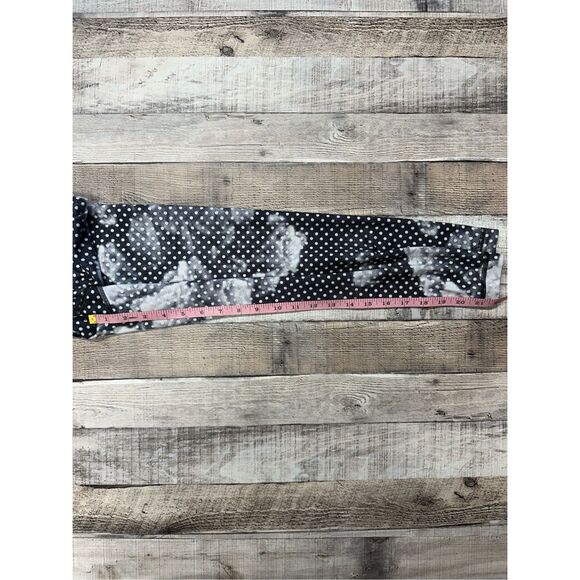 Lululemon Wunder Under Crop Luon Dottie Dream Rose Neutral Blush Black | Size 6 - Picture 8 of 10